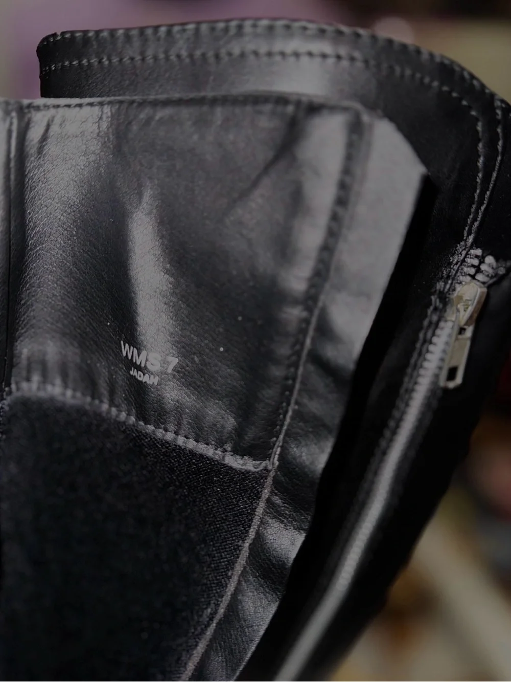 Report leather knee